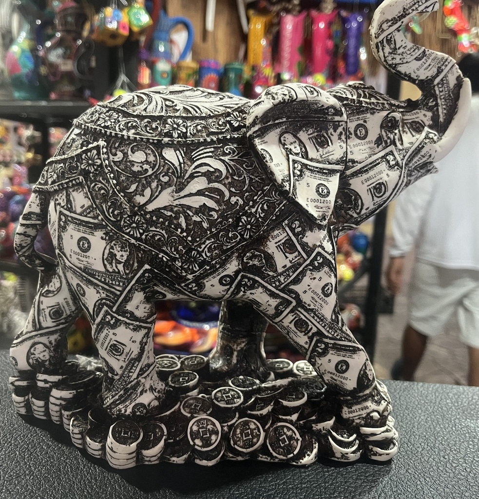 Elefante grande monedas