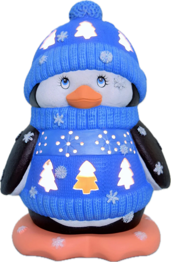 Pingüino de cerámica