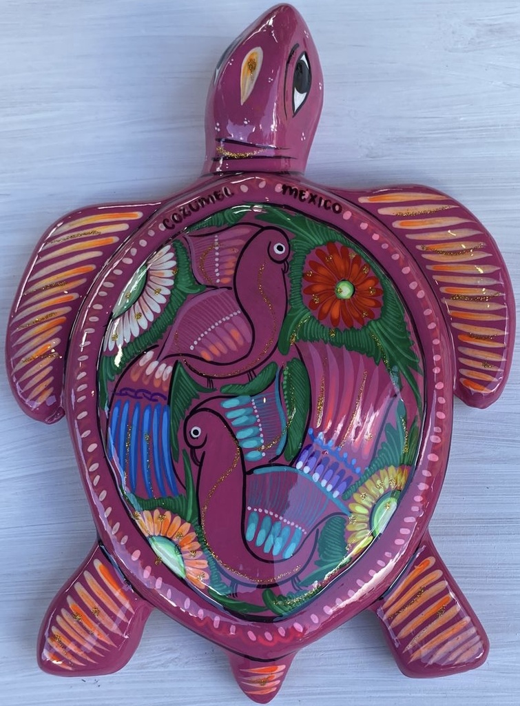 TORTUGA DE PARED BARRO MED.