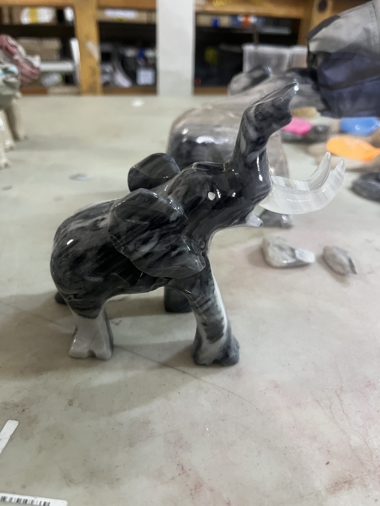 Elefante Grande Onix 14 cm