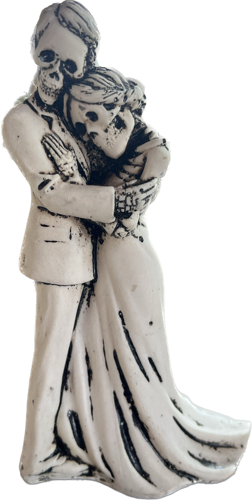 PAREJA DE NOVIOS HUESO