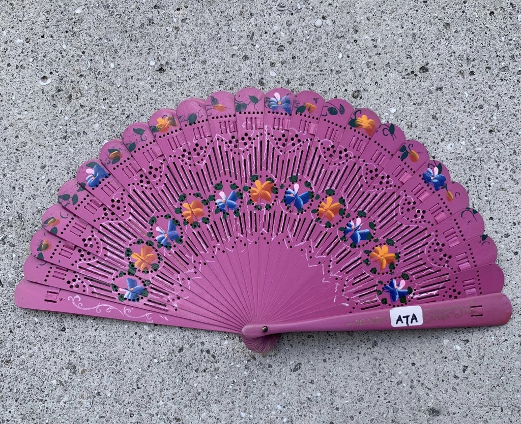 Abanico Pintado Mano