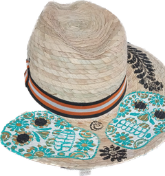 [C722] Sombrero de paja Pintado