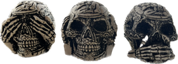 [H45] Calavera mini 3 pzas